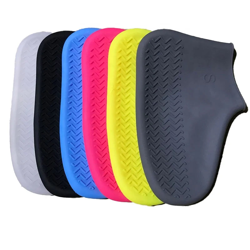 Outdoor Shoe Protectors Reusable Rain Boots Silicone Waterproof Shoe Covers