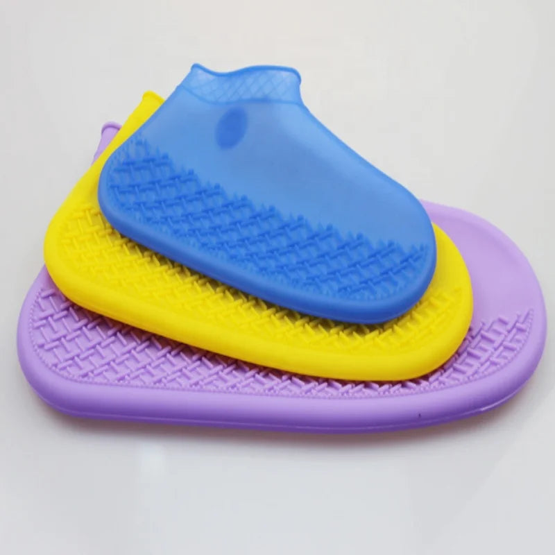 Outdoor Shoe Protectors Reusable Rain Boots Silicone Waterproof Shoe Covers