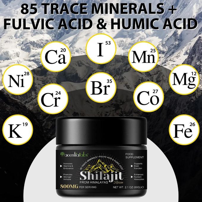 Résine Shilajit de l'Himalaya