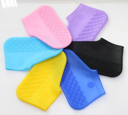 Outdoor Shoe Protectors Reusable Rain Boots Silicone Waterproof Shoe Covers