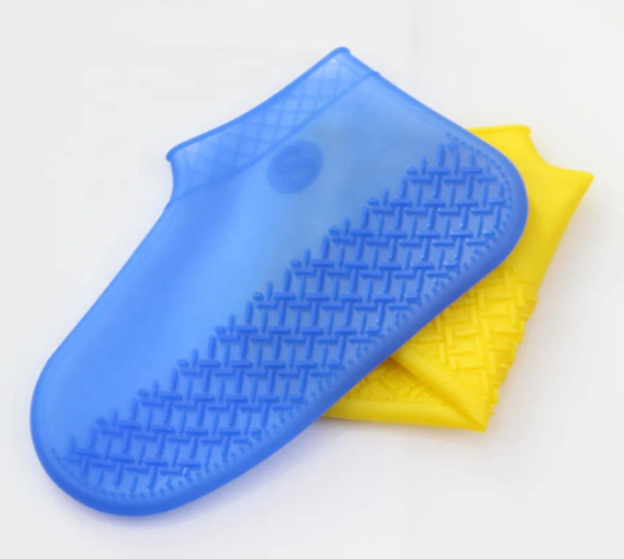 Outdoor Shoe Protectors Reusable Rain Boots Silicone Waterproof Shoe Covers