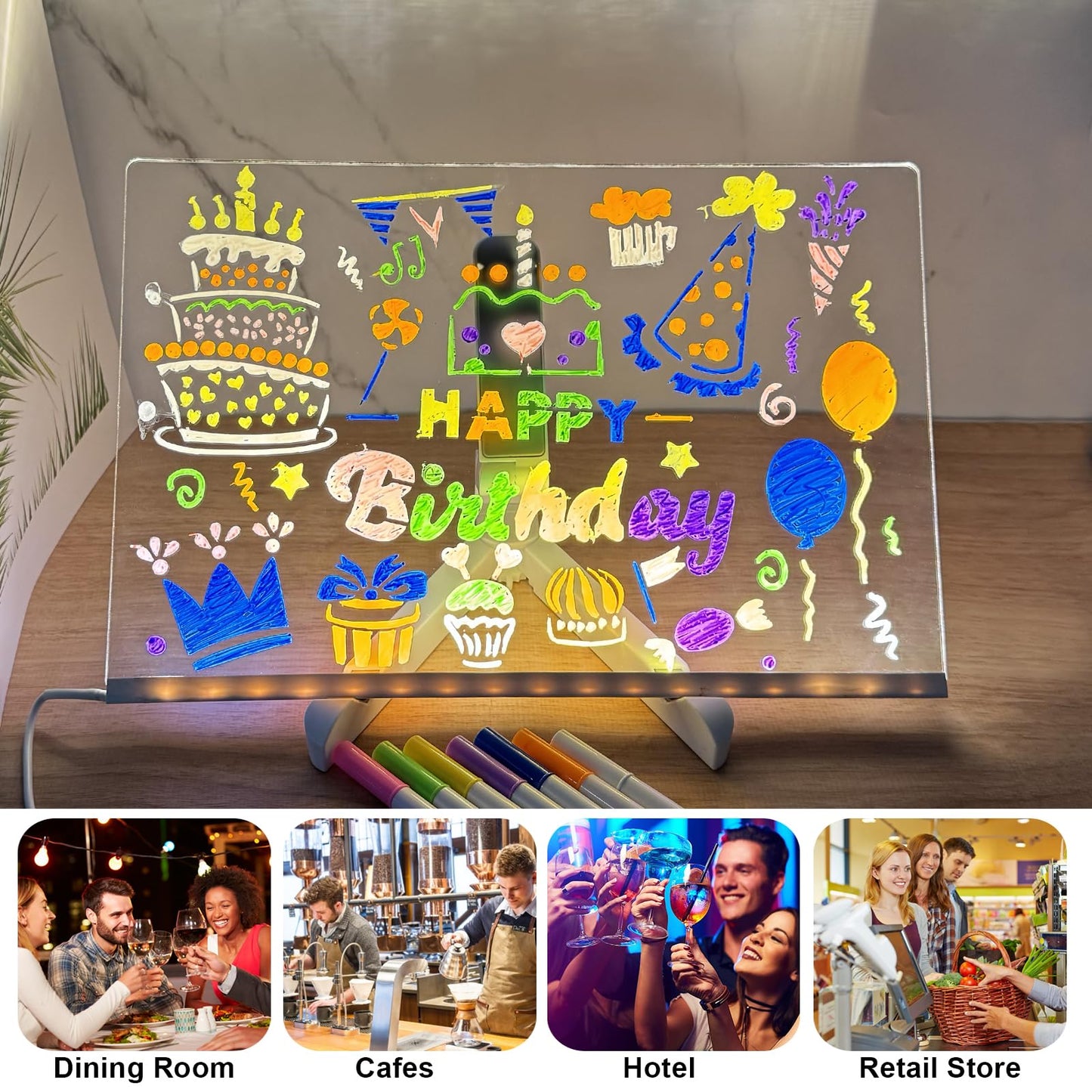 Ardoise lumineuse pour enfants