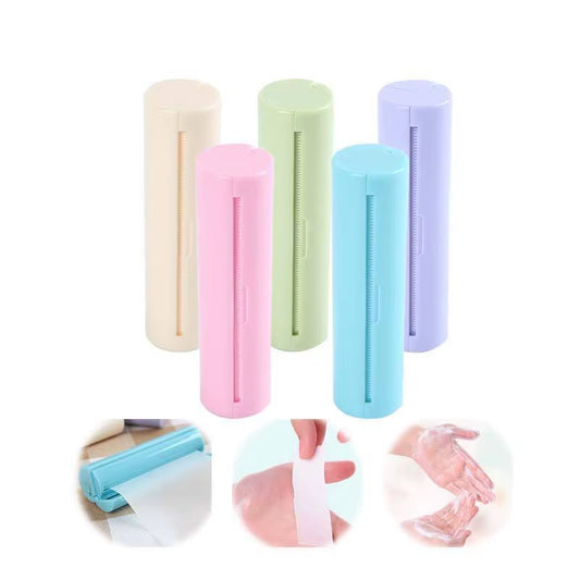 Disposable Outdoor Toiletry Hand Wash Soap Roll Sheets Dissolving Scented Paper Soap